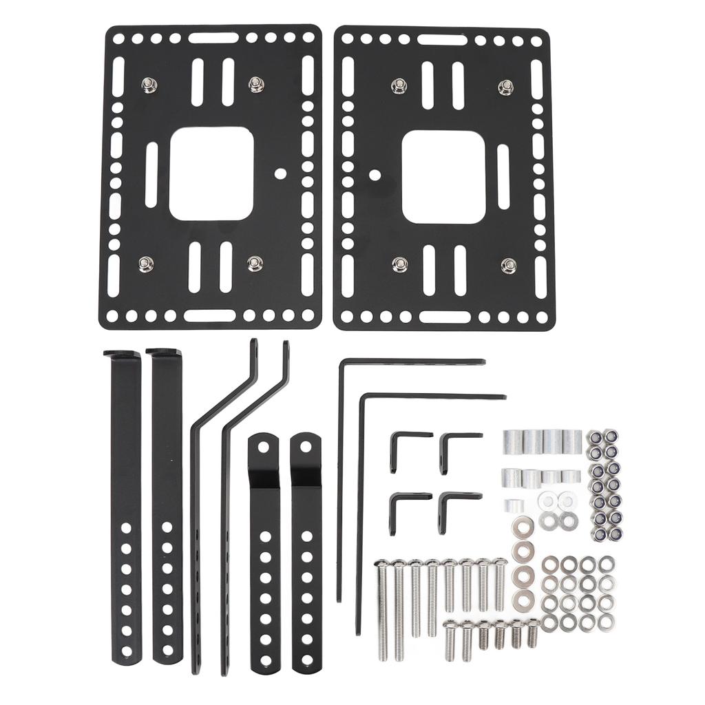 Motorcycle Side Case Support Rack Quick Release Aluminium Alloy Saddlebag Box Mounting Bracket Kit Universal Fit for