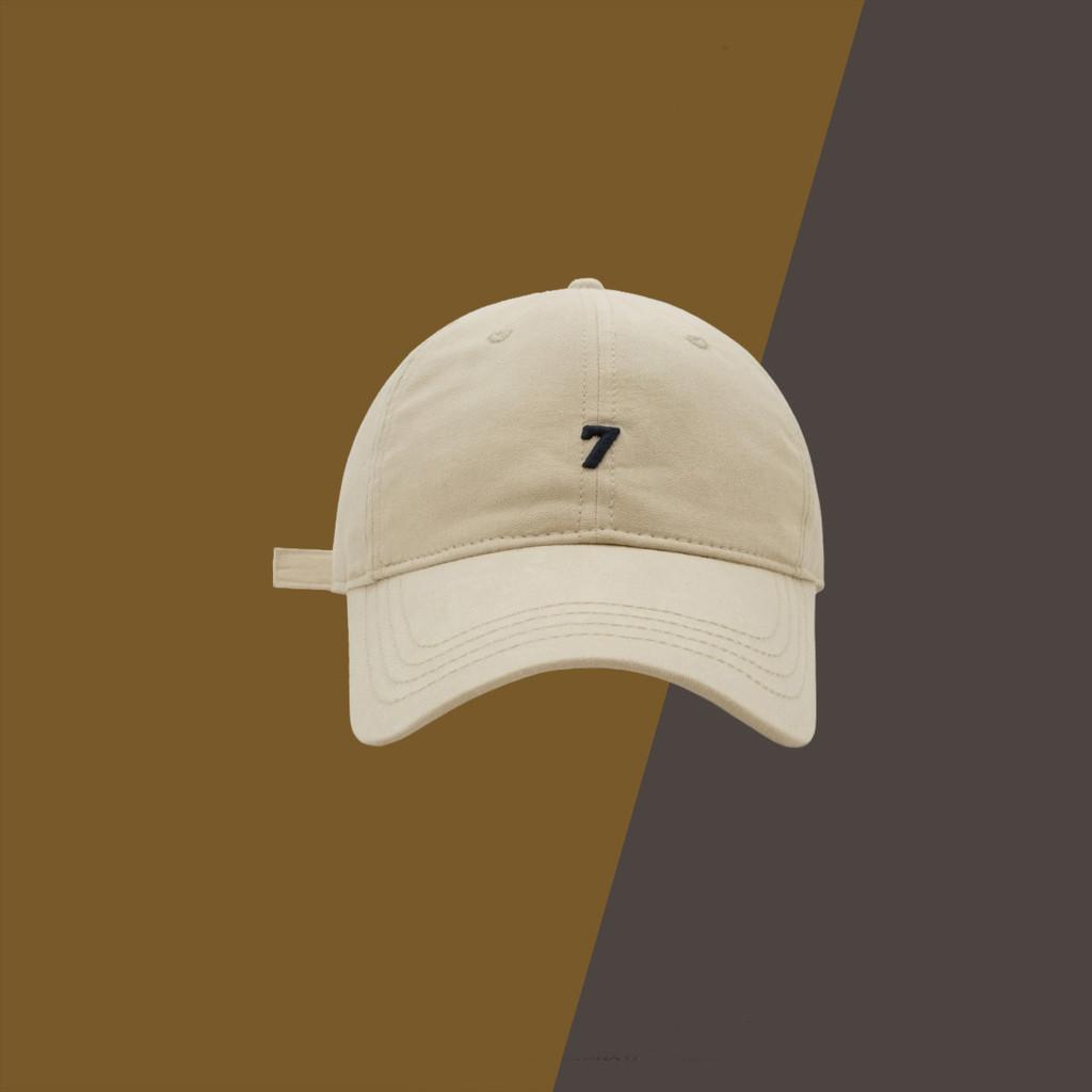 Streetwear Embroidered Seven Digit Cotton Baseball Cap With Wide Brim For Casual Summer Wear