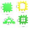 24pcs/lot Baby Paradise House Spelling Puzzle Plastic Blocks City DIY Creative Model Figures Educational Kids Toys