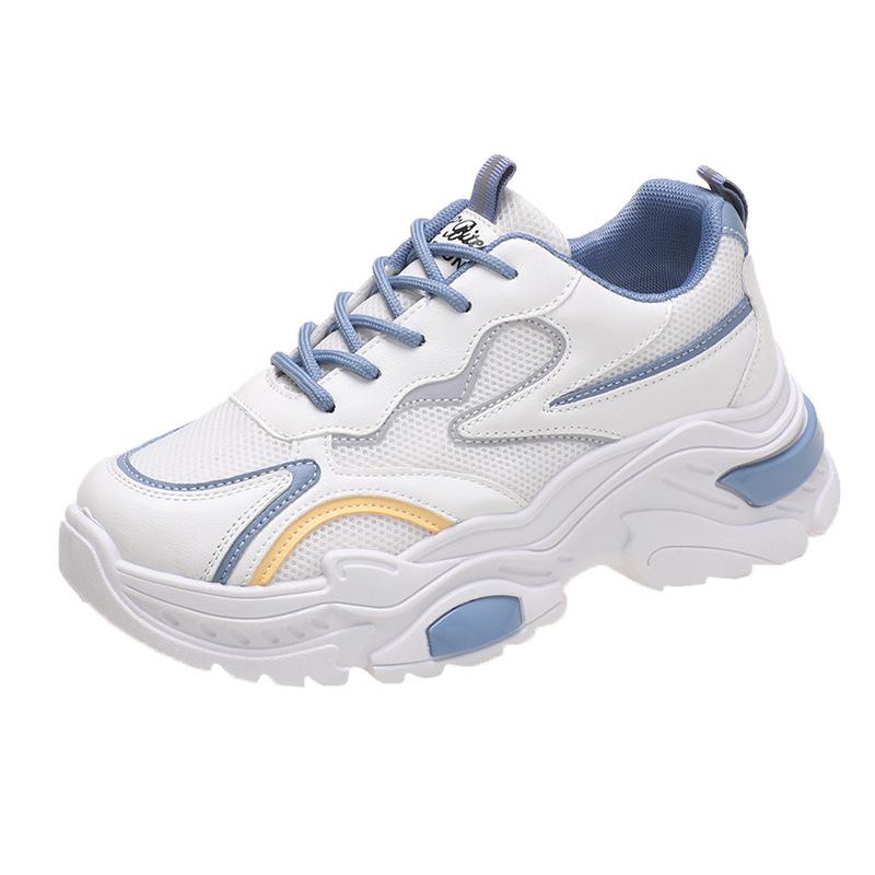 Daddy shoes women's 2025 summer new muffin platform Internet celebrity mesh shoes fashion casual sports breathable single shoes