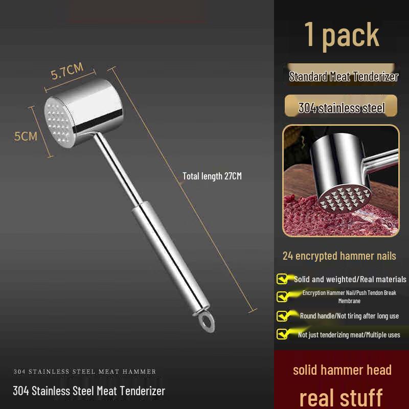 

Penguin Tuan Tuan Standard Stainless Steel Meat Tenderizer