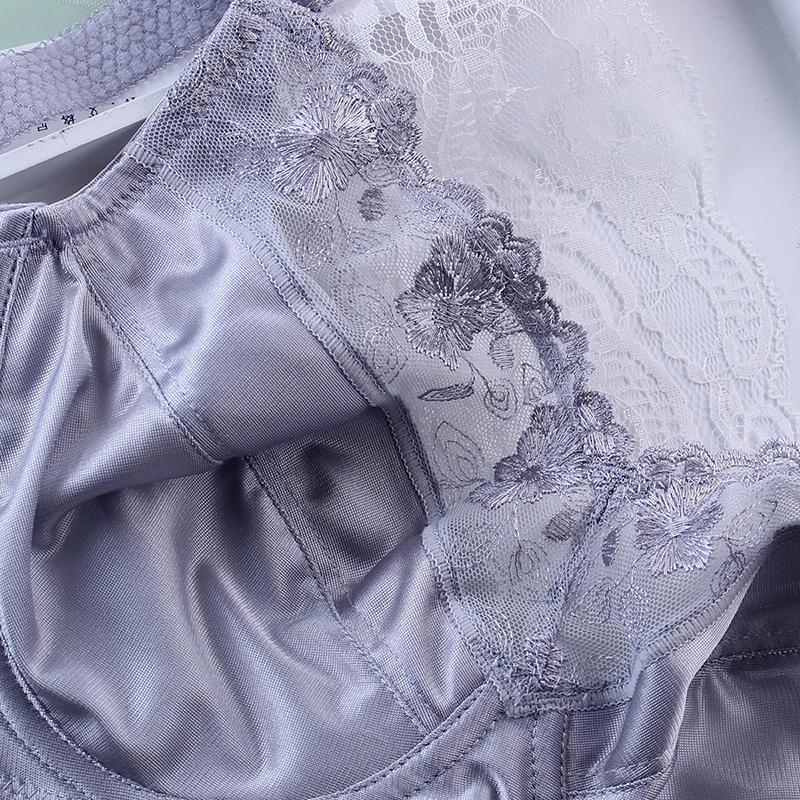 Dámská hladká sexy podprsenka s plným zakrytím s kosticí nevyztužená 34 36 38 40 42 44 46 48 BCDEF