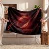 Detroit Red Wings Flannel Blanket, Custom Name Text Personalized Soft Throw Blanket Home Decor Gift