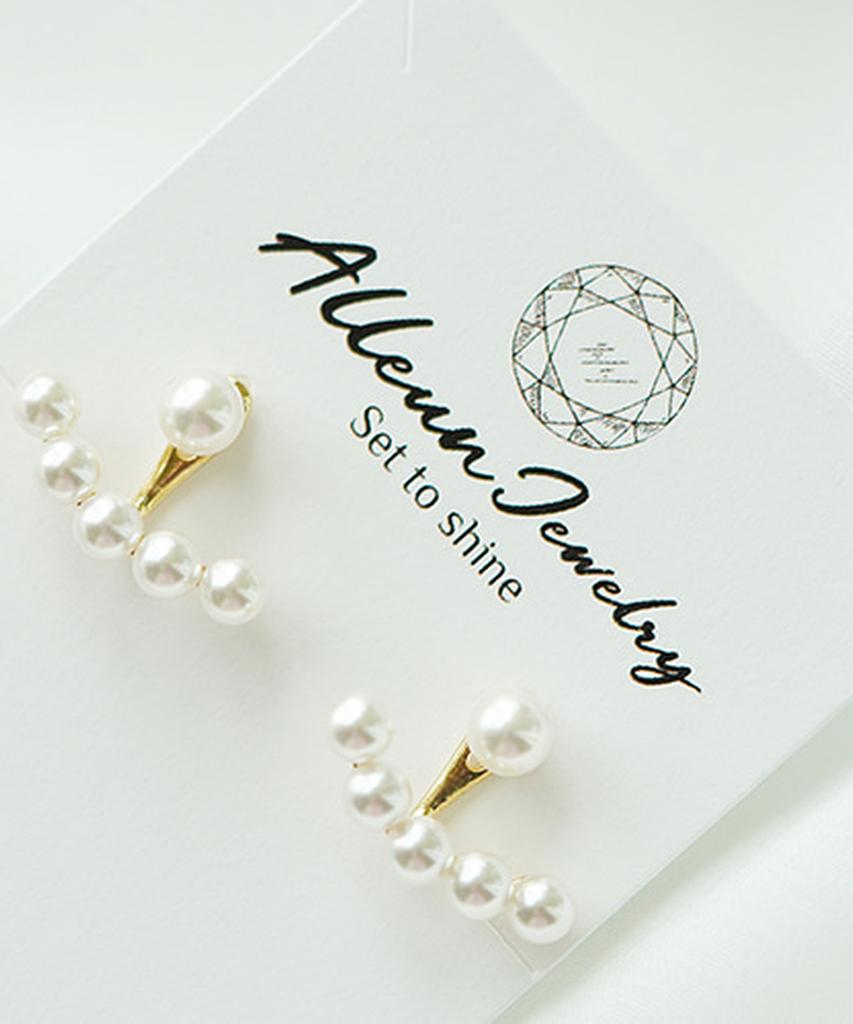 Alleun Silver 925 Pearl Namyang Mother Of The Bride Hanbok Earrings