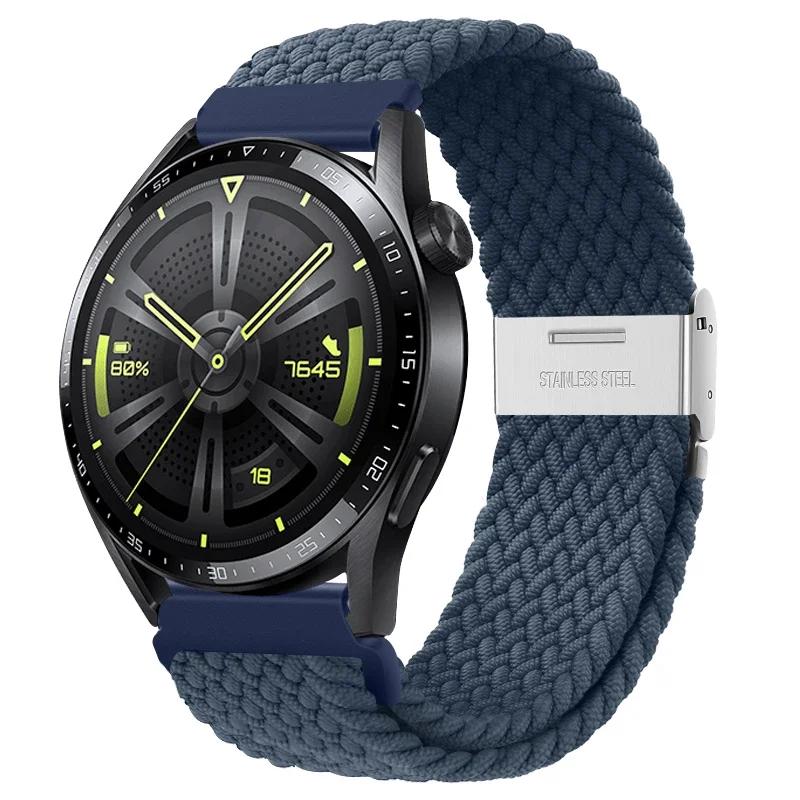 20mm Sport Nylon Strap For Samsung Galaxy Watch 5/6/pro/4/4 Classic/3 46mm/42mm/40mm/44mm Bracelet Active2 Gear S3  22mm Strap