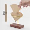 Walnut Coffee Filter Holder with Metal Bracket for V60 Filters