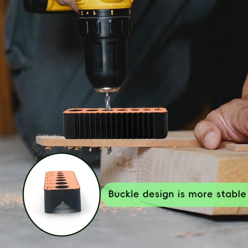 Durability Reusable Drill Guide Strong PLA Construction Drill Jig Long Lasting Performances Drilling Applications