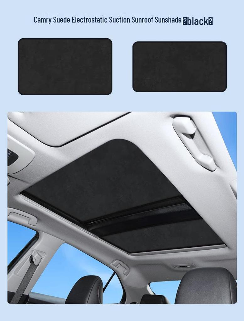 Electrostatic Sunroof Sunshade for Toyota RAV4, Highlander, Crown, Camry, and Venza