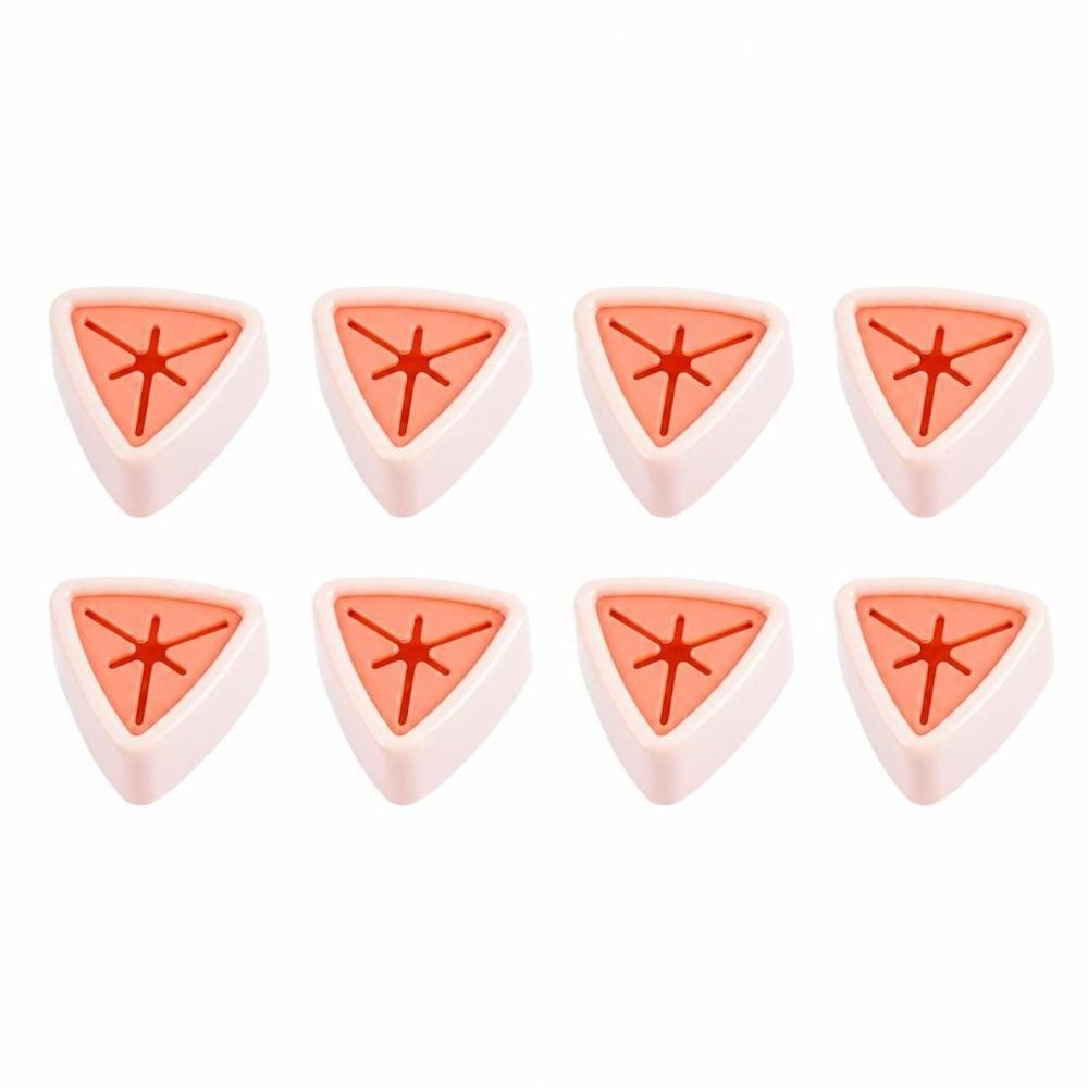 8PCS Self-Adhesive Kitchen Towel Hook 1.97in×1.97in×0.87in Rag Stopper Rack For RV