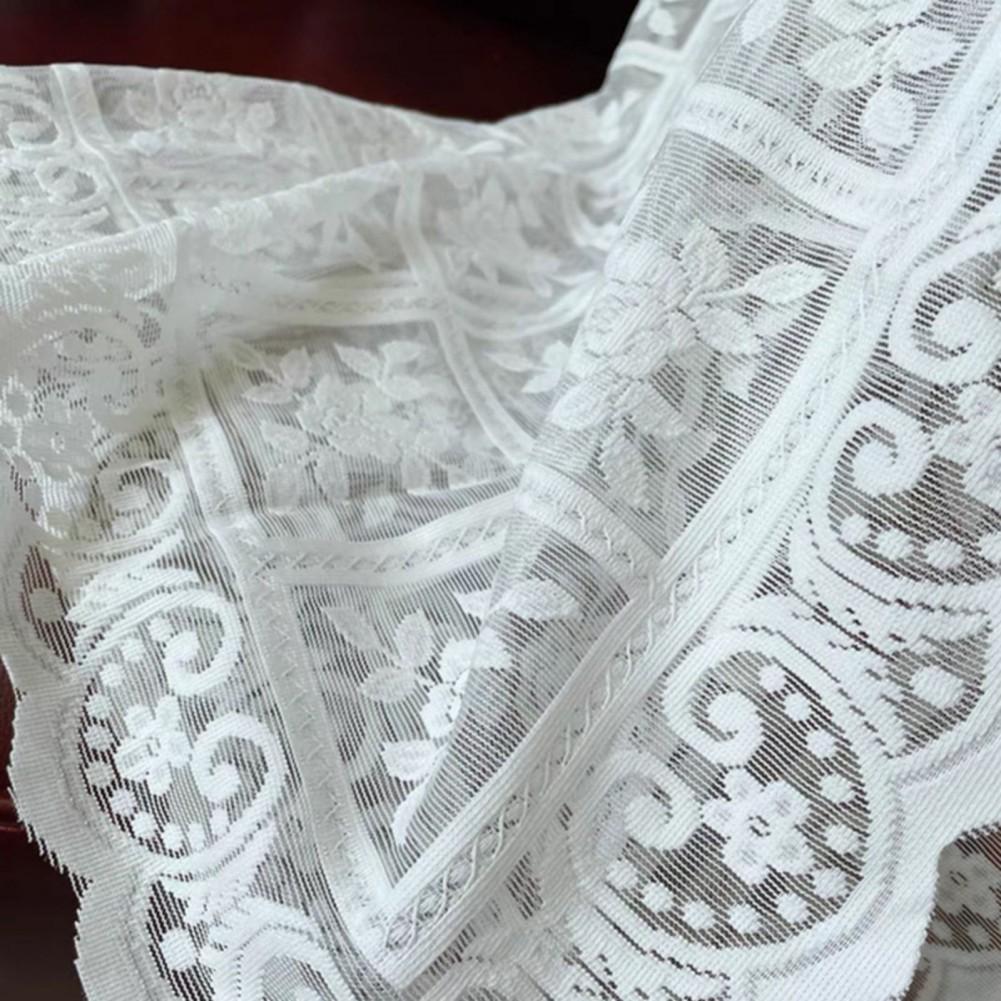Spitzen-Tischdecke im Vintage-Stil Dekoration für Teeparty Tischdecke Durchbrochene Stickerei Textil Tischabdeckungen für Partys Hochzeiten Esstischabdeckung