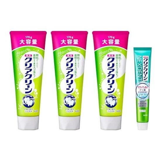 Clear Clean Toothpaste Natural Mint 170g3 Pieces + Tooth Powder Included Quasi-drug
