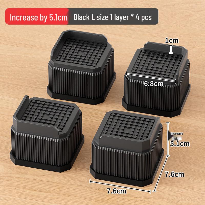 Universal Furniture Heightening Pads: Nail-Free, Stable, Moisture-Proof for Tables & Chairs