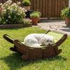 Wear-Resistant Pet Rocking Chair Elevated Cat Scratch Board Cat Lounge Chair  All Season Universal