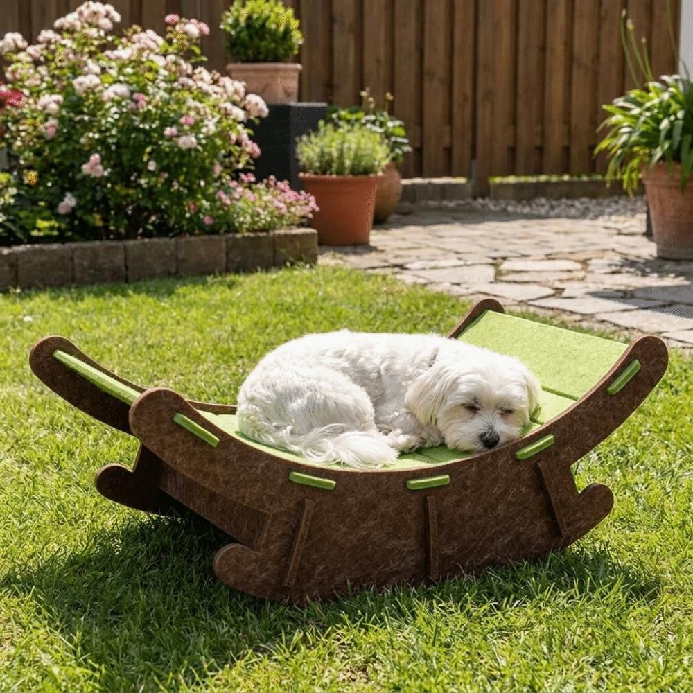 Wear-Resistant Pet Rocking Chair Elevated Cat Scratch Board Cat Lounge Chair All Season Universal