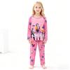 Neues Frühlings-Pyjama-Set Langarm Print Cartoon Jäger Pyjama Set Kinder Jungen Mädchen Nachtwäsche Nachthemd Hausanzug Kleiderset