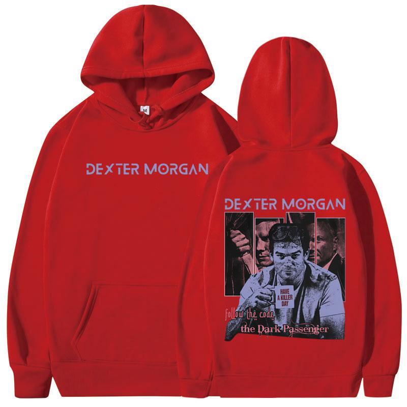 TV Play Dexter Morgan Graphic Hoodies Men Women Casual Oversized Hooded Sweatshirts Fashion Vintage Hooded Pullovers Streetwear