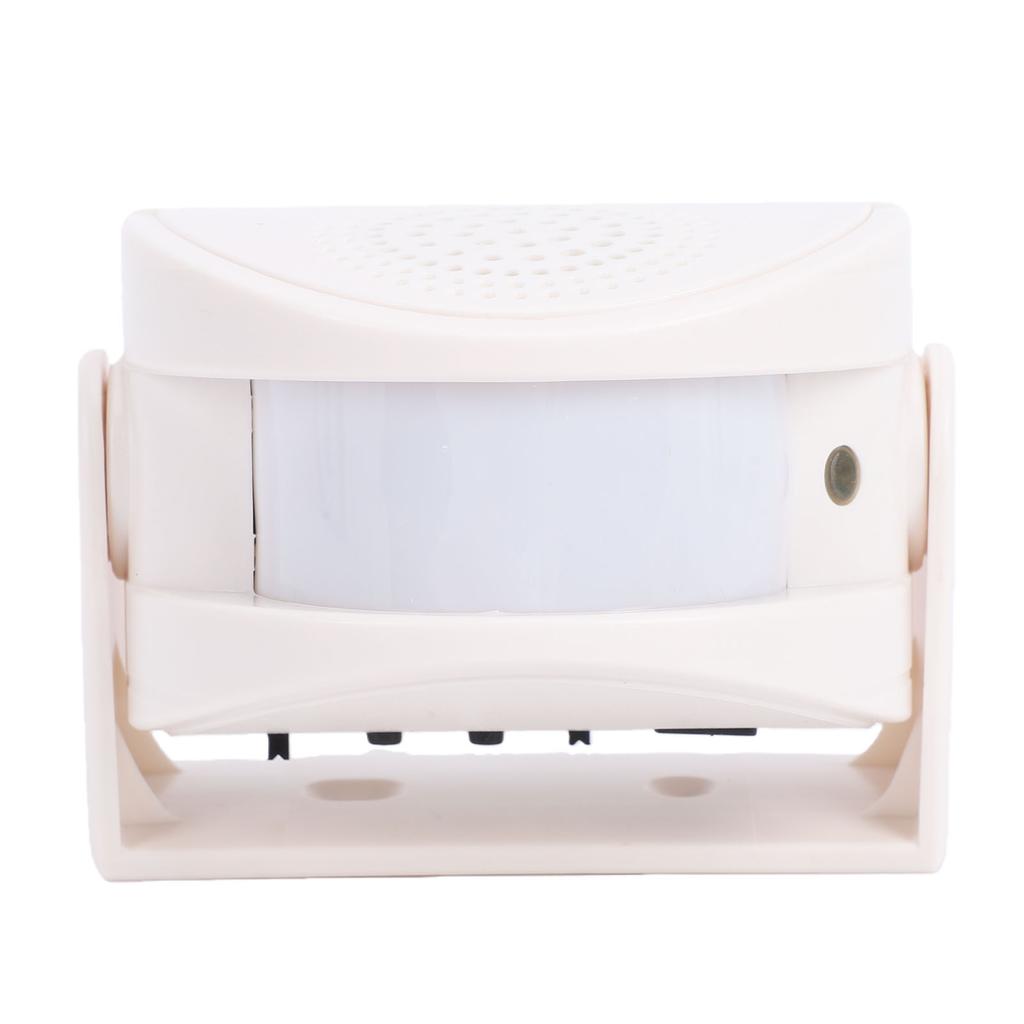 Wireless Infrared Doorbell Wireless Motion Sensor Doorbell Alarm with 32 Ringtones Red Flashing Light 4 Volume Levels