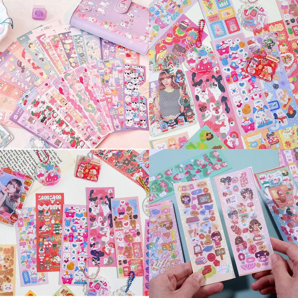 Cute And Colorful Laser Diy Star Stickers For Stationery And Decoration Wholesale