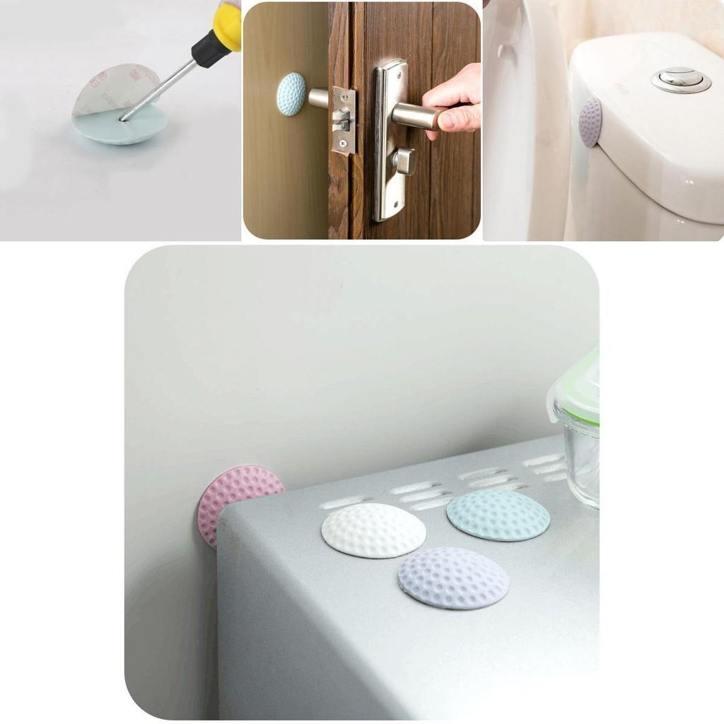 Self-adhesive Door Stopper And Wall Protector Pad For Doorknob Damage Prevention