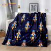 Christmas Tree New Year Nutcracker Cartoon Fairy Tales Blanket,Soft Throw Blanket for Home Bedroom Bed Sofa Cover Child Gift