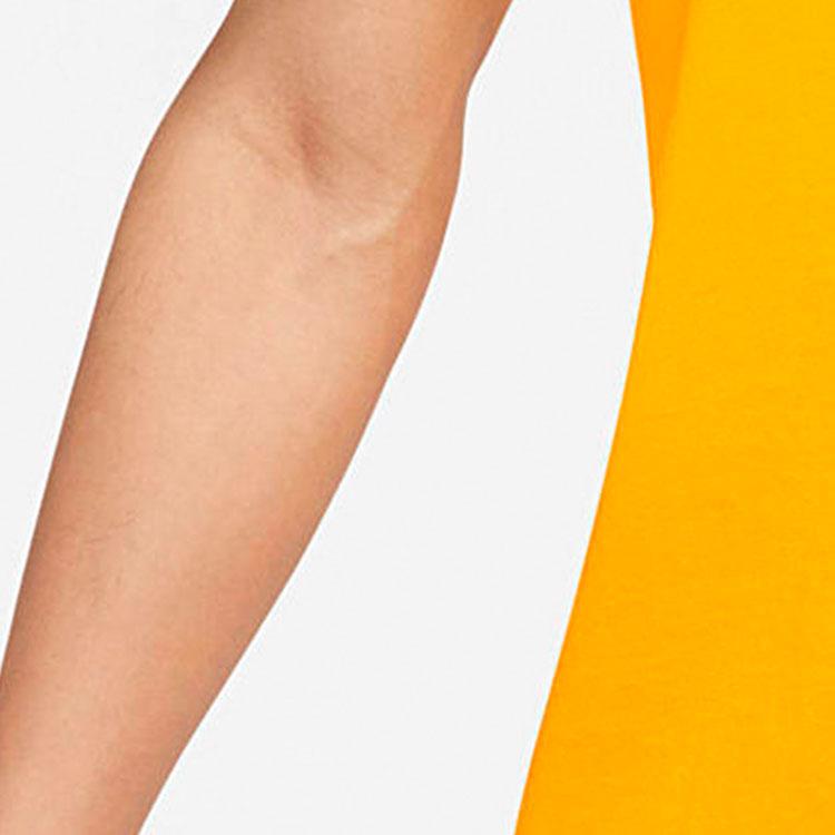 Jordan Solid Color Logo Casual Sports Short Sleeve T-Shirt Men Tops Yellow DA6800-739