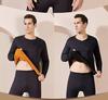 Men's Thermal Underwear Set: Thick, Plus Velvet, Cotton Sweater & Bottoms for Autumn/Winter, Cold-Proof.