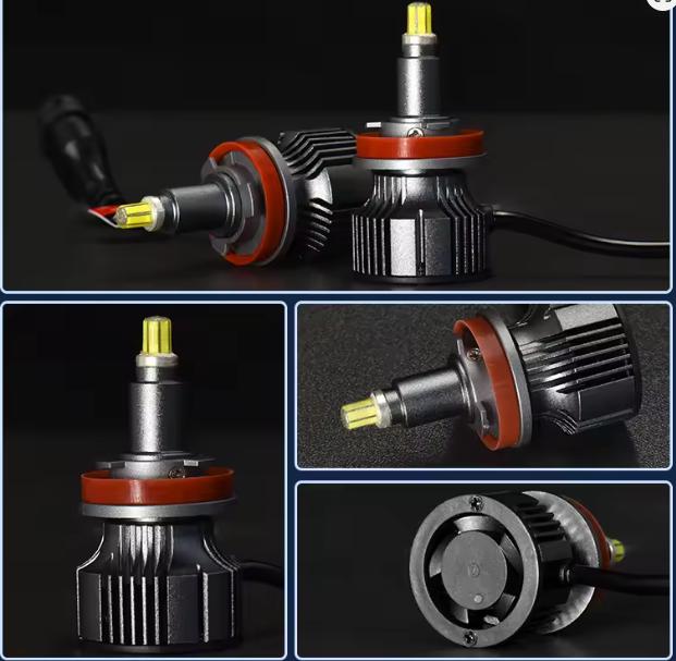 200W 360° H8/H11 LED Headlight 40000LM Super Canbus Fog Lamp 500K White Lamp For Lens,2pcs,