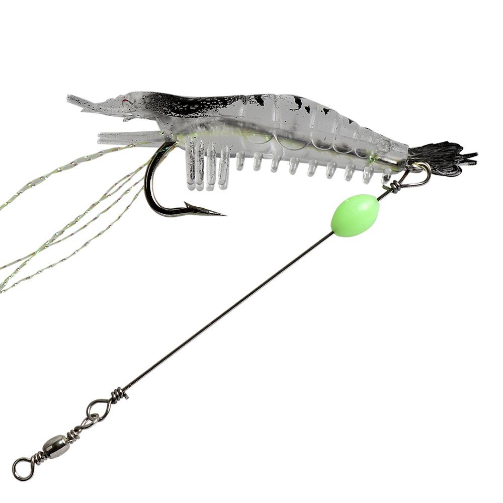 Lure Special Bionic Bait Luminous Shrimp9cm6gUniversal Fishing Lure Set with Hook for Bass, Snakehead, and Sunfish
