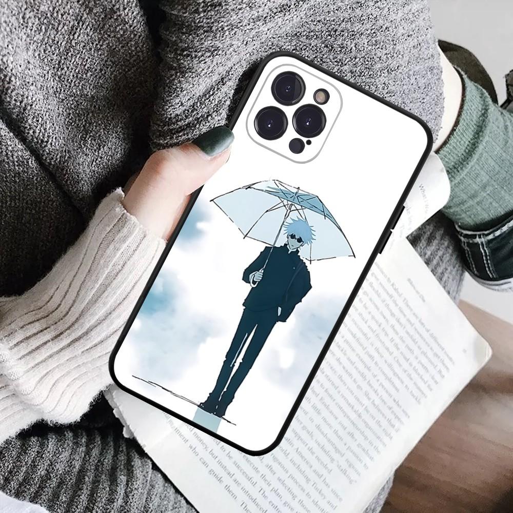 

J-Jujutsu K-Kaisen Geto Gojo Anime Phone Case For IPhone 16 15 8 7 6 6S Plus X SE XR XS 14 11 12 13 Mini Pro Max Mobile Case iPhone 13 mini