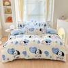 100% Cotton 3 Piece Duvet Cover Set with 2 Pillowcases for Single Double Queen King Size Bedding
