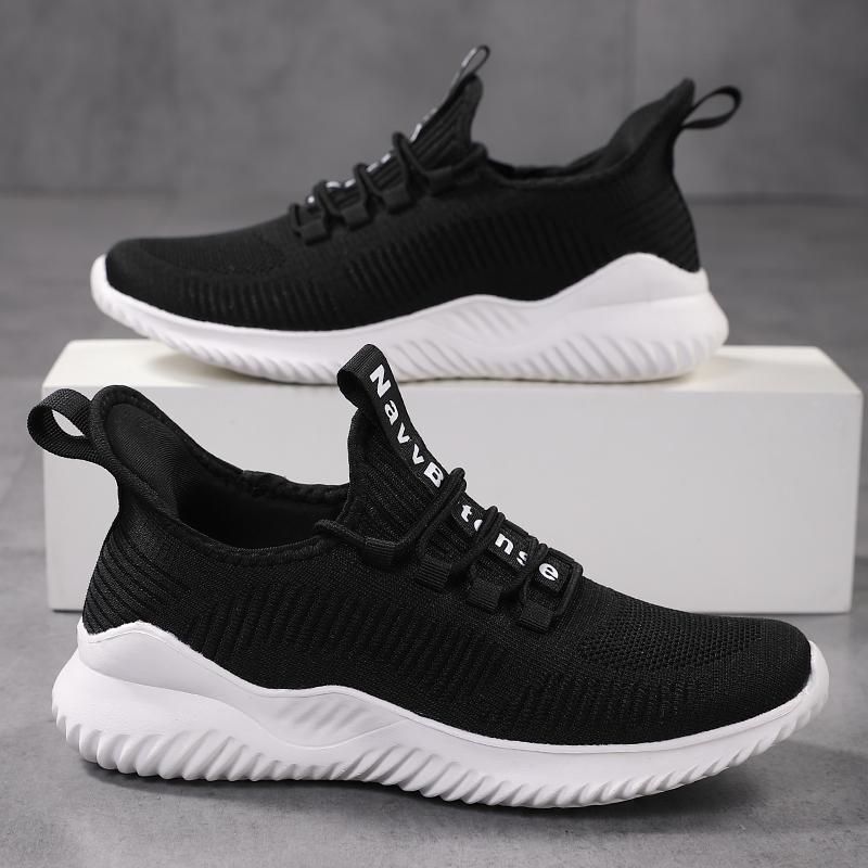 Brand Men Shoes Sneakers Male Tenis Comfortable Casual Shoes Luxury Black Sneaker Male Footwear  Summer Men's Tennis Shoes