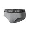 PUMA Underpants Men's 3 Pack Gray+Gray+Black (Unisex) Briefs 701226938 002