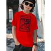 Boys Crew Neck Short Sleeve T-Shirt with Creative Anime Graphic Print