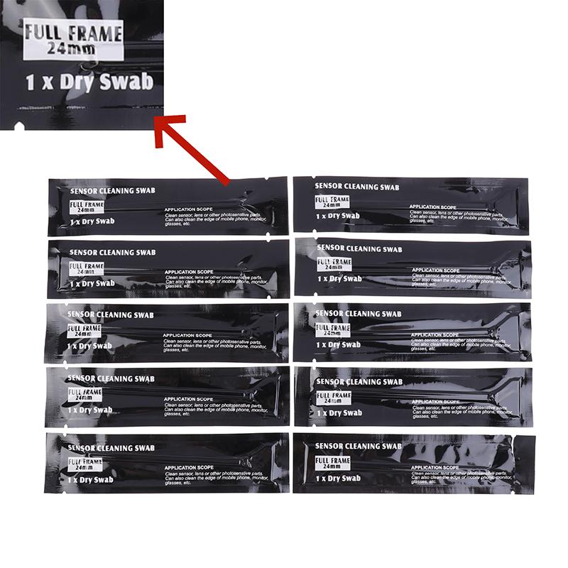 5/10Pcs Cleaner Swab 12/16/24Mm Ccd Sensor For Camera Full-Frame Aps-C Sensors Camera Cleaning Swabs Kit Lens Cleaning Brush