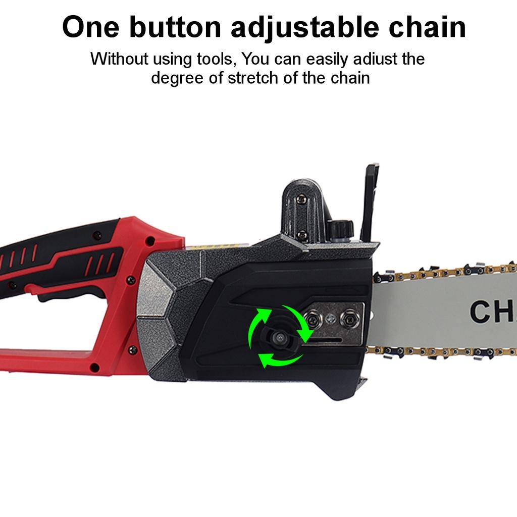 3000W 16 Inches Electric Cordless Chain Saw Brushless Motor Electric Chainsaw Woodworking Tool For 18V battery