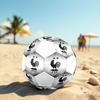 France Football Logo Size 5 Soccer Ball, Machine-Stitched PVC, Durable & High Bounce, All Ages Fit, Fan Merchandise, Matches & Outdoor Use.