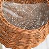 Hanging Planter Wall Mounted Basket Handmade Wicker Flower Pot Woven Rattan Flower Plant Basket Balcony Garden Home Decor