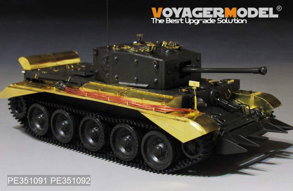 Voyager Model 1/35 WWII British Cromwell Mk.IV / Centaur Basic Detail Up Set, PE351091, Photo-Etched Parts for Tamiya Kit, High Precision Modeler