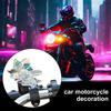 Exterior Car Decorations Car Wind Powered Colorful Light Airplane Shape Wind Powered LED Light For Trucks Vehicles Motorcycle