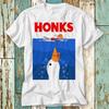 Honk Honk Jaws Honks Funny Goose Duck DnD T-Shirt Top Design Unisex Ladies Mens Tee Retro Fashion Vintage Shirt S875