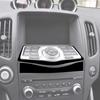 2Pcs Glossy Piano Black Navigation System Control Cover Trim For Nissan 370Z