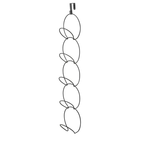 Yamazaki Joint Hanger with Rings, Black, Approx. W14 X D15 X H86cm, Hat Hanger, Multiple Storage, Door Hook, 6243