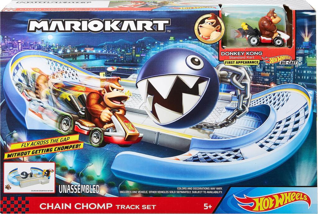 Hot Wheels Mario Kart One One Streckenset 1 Donkey GKY48 [Inklusive Kong]
