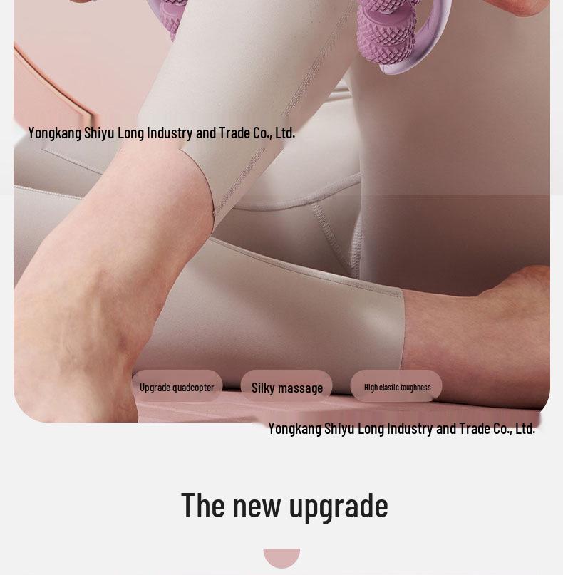 2025 Yoga Wheel: Leg Clamp Roller for Deep Muscle Relaxation and Fitness