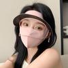 Women’s Anti-UV Breathable Ice Silk Face Mask - Sunshade and Eye Corner Protector 3D Hat