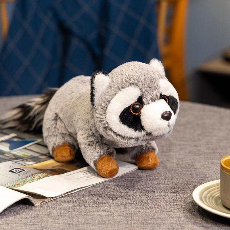 

Имитация енота плюшевая игрушка дикий аниме енот плюшевые игрушки реалистичные мягкие игрушки куклы подарок на день рождения 40cm