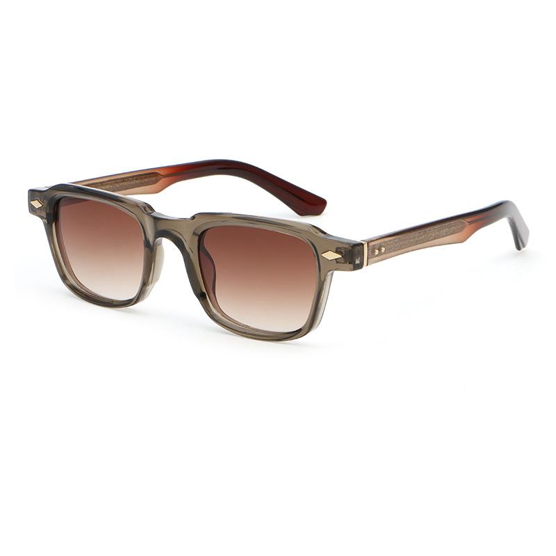 Trendy Retro Fashion Square Sunglasses for Men & Women - European & American Style