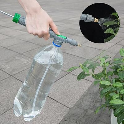 Mist Sprayer Watering Nozzle Sprinkler Pressure Fogging Nozzle Gardening Tools Water Spray Bottle Misting System