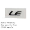 Adesivo Lettere LE Premium in ABS 3D Emblema Badge Paraurti Posteriore Accessori Decorazione Esterna Auto Bagagliaio Posteriore
