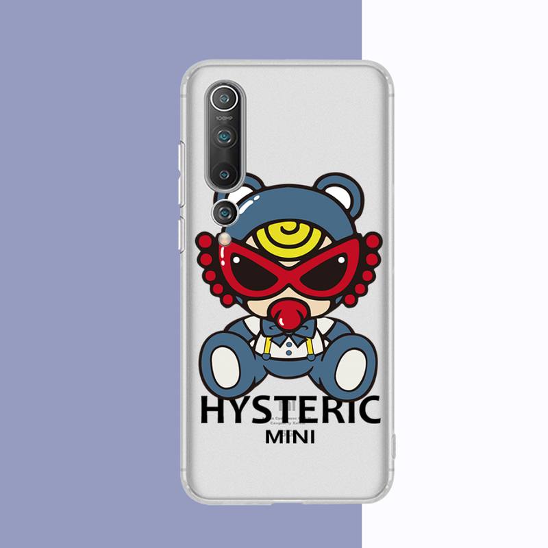 Yinuoda Moda Giapponese hysteric mini Custodia per Telefono per Samsung S20 S10 lite S21 plus per Redmi Note8 9pro per Huawei P20 Custodia Trasparente